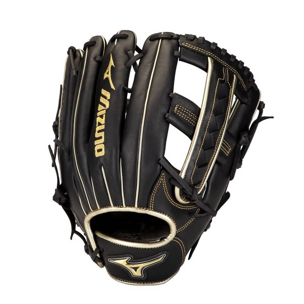 Guanti Mizuno Softball MVP Prime SE Slowpitch 12.5" Uomo - Nere/Oro - 53241-LDYG